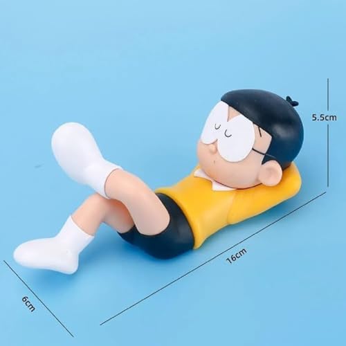 Image of Car Dashboard Decorative Figurines Set with Hanging Accessories, Mini Cartoon Dashboard Showpiece (Relaxing Toy Model)