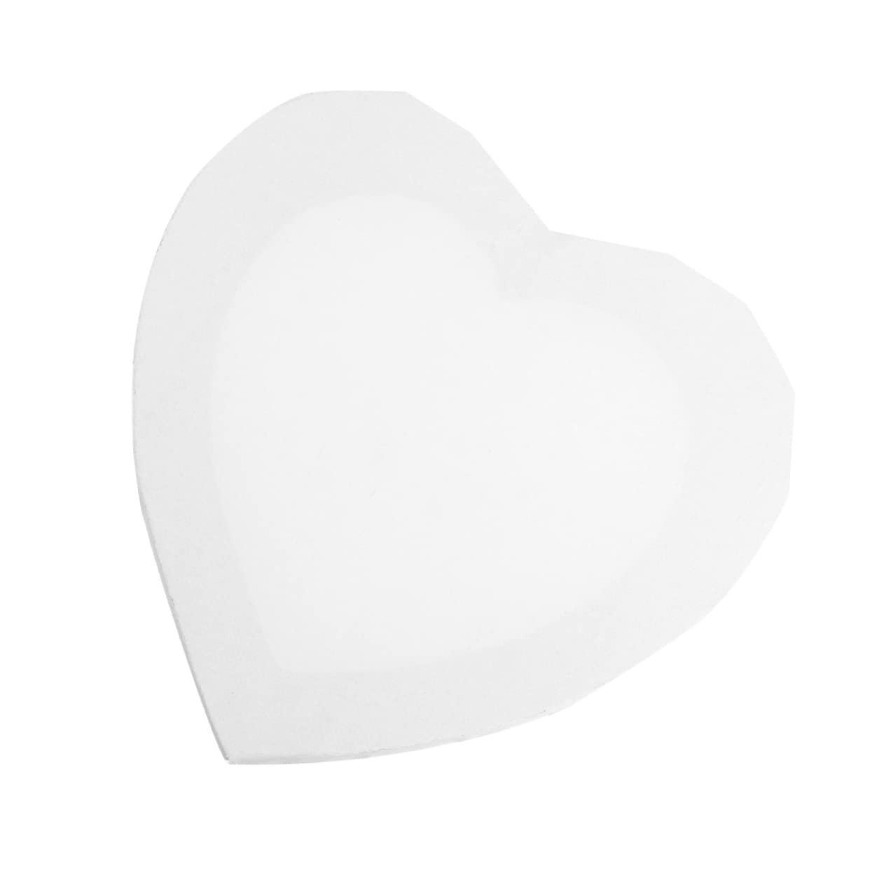 Tablero de pintura de corazón de madera y algodón para manualidades y decoración