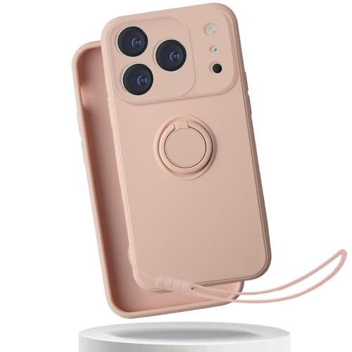 GOKIGIOD �K�p iphone 17 pro max �P�[�X �����O �X�g���b�v�t�� �V���R�� �A�C�t�H�� 17 �v�� �}�b�N�X �J�o�[ �����O�t�� �V���R�[�� �A�C�t�H��17�v���}�b�N�X �X�}�z�P�[�X ���^ �y�� �o���p�[ �X�g���b�v�z�[�� �g�уJ