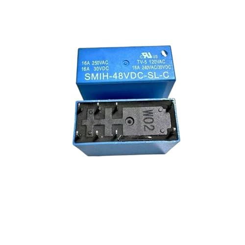 Relais SMIH-48V-SL-C DC48V 16A anti surchauffe pour maintenance électronique 5pcs