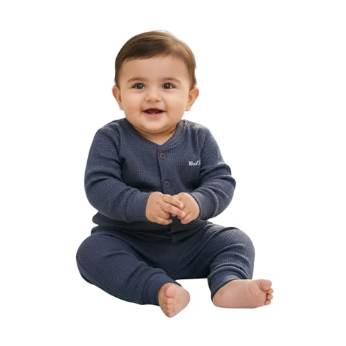 Image of Top and Pyjama Set Thermal for Unisex Baby