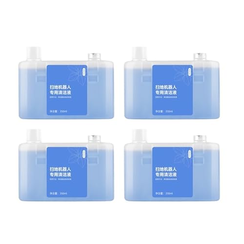WSKZBXSI Compatible For ECOVACS,T30Pro/T30max/T30proPlus /X5 Floor Cleaning Fluid Vacuum Cleaner Spare Parts Floor Cleaning Solutions 350ml(4 PCS)