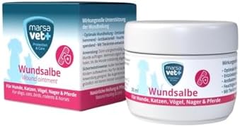 Marsavet 30ml Wundsalbe für Tiere - Zink, Propolis, Hyaluron und D-Panthenol - fördert die Heilung und verhindert Hauten
