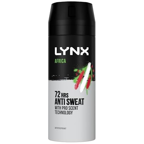Lynx Africa Antiperspirant Spray 72-Hour Protection Cover