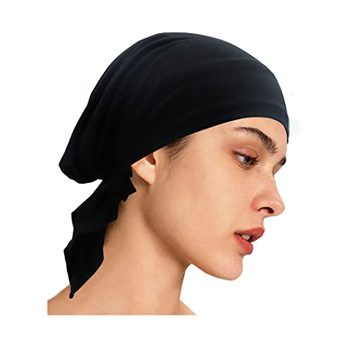 3 Pack Pre Tied Chemo Head Scarf, Beanie Skull Cover Cap For Headwraps Headwear Bandana For Hair Loss Women (Color Mix 3) #TOP1