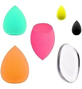 Dolovemk 6PCS Multi-Functional Beauty Sponge Blender Set Makeup Sponges for Foundation Sponge Ble...