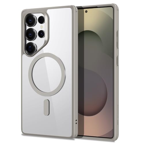 ESR fĂĽr Samsung Galaxy S25 Ultra HĂĽlle fĂĽr MagSafe, Klares Grau
