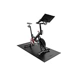 Cycleclub Bike Mat for Bike & Treadmill Upgrade to 6 mm Quick Recovery - 36" x 84" Exercise Bike Trainer Mat for Stationary Indoor Spin Bike…