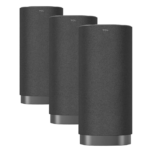 Image of TCL Z100 Wireless Home Theater Speaker with Dolby Atmos FlexConnect Technology with Bluetooth Music Streaming, 170W Output Power, Smart Calibration (Pack of 3)