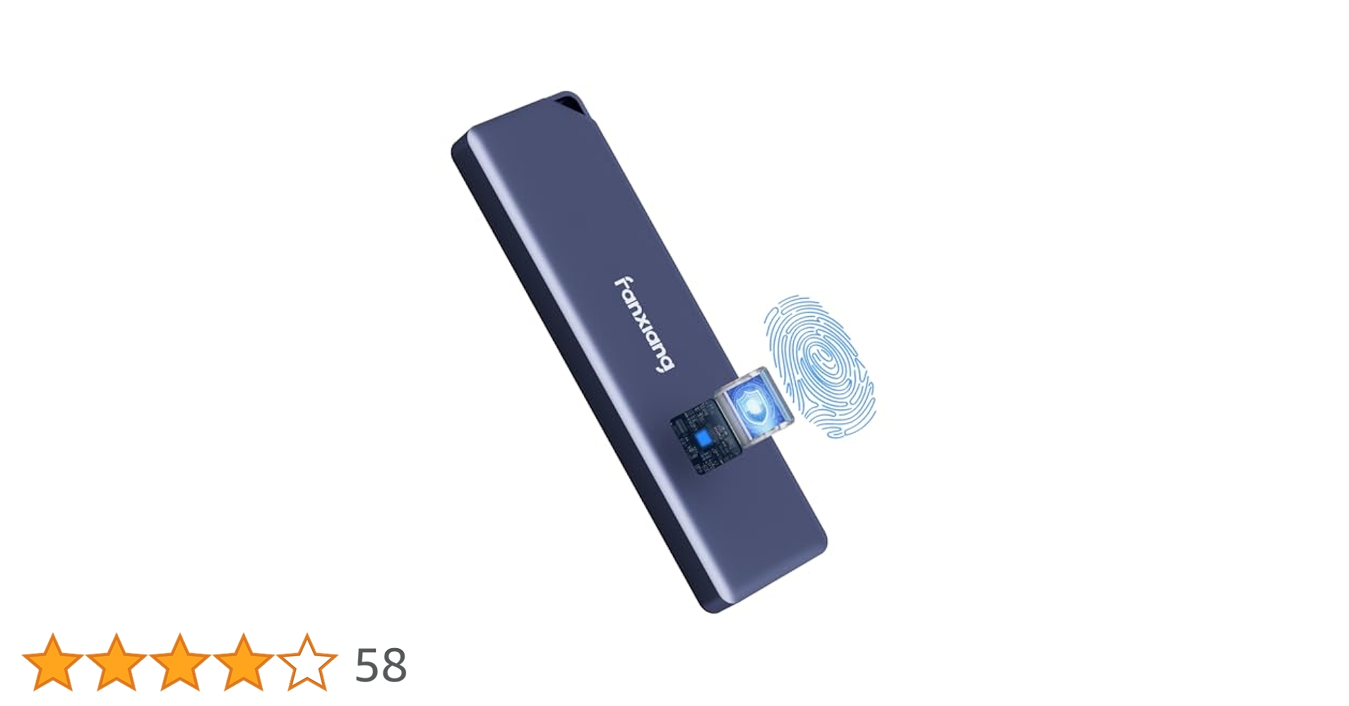 【開封未使用】RENICE 1TB SSD 外付け 指紋認証 開封未使用】RENICE 1TB SSD 外付け 指紋認証