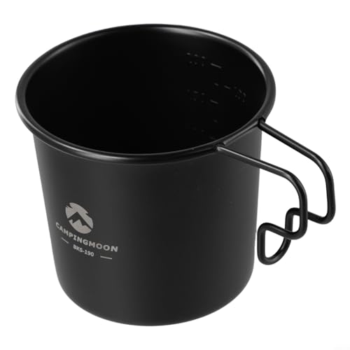 CNANRNANC Taza de cerveza apta para viajes, 200 ml, taza de titanio resistente y ligera