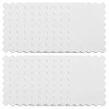 POPETPOP 25 Leere Aquarellpapier Postkarten 5,5 X 7,3cm aus Karton Weiß für Selbstgemacht...