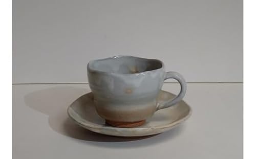 萩焼 コーヒー碗 ヒラヒラ ソロ |HG001002