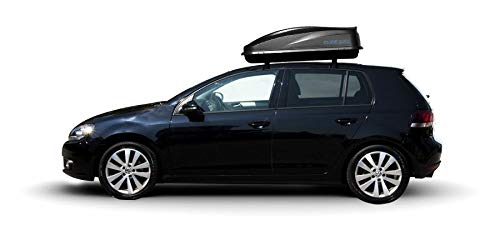 Dachbox/Gepäckbox/Dachkoffer/Autobox Cube 370 Liter schwarz glänzend