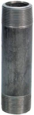 Anvil Beck 1 in. MPT x 10 in. L Black Steel Nipple