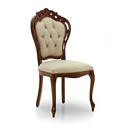 ELITE CRAFT INC Teak Wood Dining Chair | Wooden Dining Chair Set of 6| Wood Carving Chair for Dining in Natural Polish-image-39