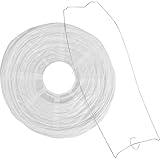 Veemoon Papierlaternen Lampenschirm Faltbar Weiß 25X35cm Hängelampenschirm für Wohnzimmer Schlafzimmer Selbstgemacht Dekoration