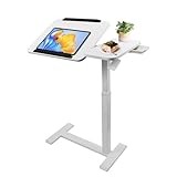 ✅ Praktische Details: Herausnehmbare Getränkehalterung (für Tassen Ø≤8cm), Silikon-Antirutschleiste am Rand (hält auch Tablets bei Schrägstellung), Versteckte Mini-Schublade (ideal für Stifte/Stecker). Der menschlich gestaltete kleine Computertisch - entspanntes Arbeiten in den eigenen vier Wänden