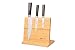 Produktbild KATAHIRO KUBOTA -Chefmesser-Set aus japanischem Damaststahl mit VG-10 Kern, mit Bambus-Magnetmesserhalter und zusätzlichem Wasserschleifstein