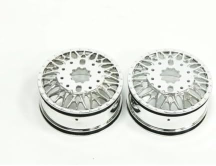 Traxxas 5576 Chrome All-Star 2.8" Rear Wheels For Jato 3.3 RC Truck