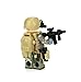 Battle Brick 1.6 Inches Tall Army OCP 101st Airborne Custom Minifigure | Collectible Genuine Military Minifig | Printed Camo | Great Gift for Ages 10+ to Adult AFOL