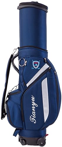 MengYiYo ゴルフバッグ キャディバッグ スポーツゴルフバッグ おしゃれ Golf Club Bag キャスター付き ゴルフ旅行バッグ ゴルフクラブバッグ ゴルフボストンバッグ 軽量 大容量 防水 耐摩耗性 持ち運び便利 練習用 旅行用 ゴルフ用品