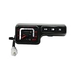 Design: Motorrad-Tachometer. Das Ablesen von Daten ist einfach und bequem, und der Kilometerstand ist deutlich sichtbar.