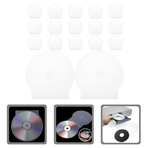 Boîtes CD plastique transparent contre les rayures - Solution de protection pour 50 DVD - 8