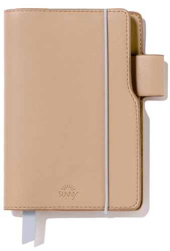 いろは出版 マンスリー手帳 ノート ミニ A6変形 SUNNY LIGHT NOTE BOOK フリーマンスリー 【cork brown】 LSLN-M-06
