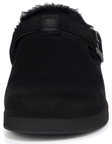 Fur Lined Clogs for Women Men Suede Winter Slippers Arch Support Slip on Mules Potato Shoes with Removable Cushion Footbed Warm Home House Shoes4