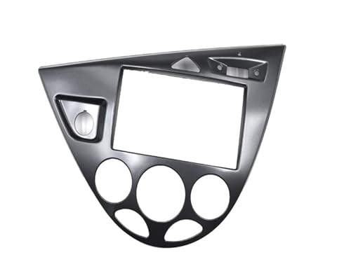 gt[x[Jo[ Double 2 Din Fasica For Fiesta 1995 1996 1997 1998-2001 Stereo Panel Radio Installation Trim Kit Face Frame Bezel 
