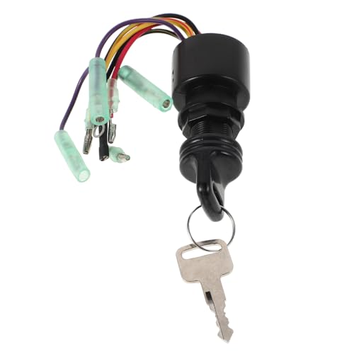 Interruptor de motor de embarcación fueraborda con cables y llaves para caja de control