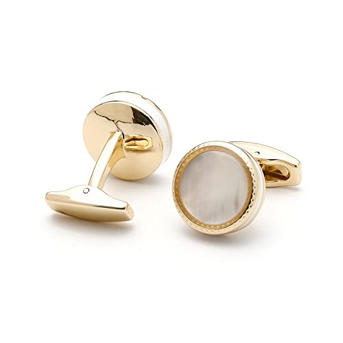 Image of S&W Wedding Cufflinks for Men Cuffs with Gift Box Business for Tuxedo Shirt