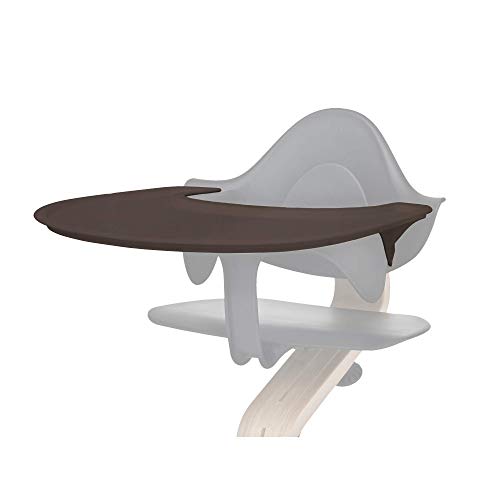 Tray by Evomove, Coffee, Accessory for use with the Award Winning Nomi High Chair, Easy to Clean