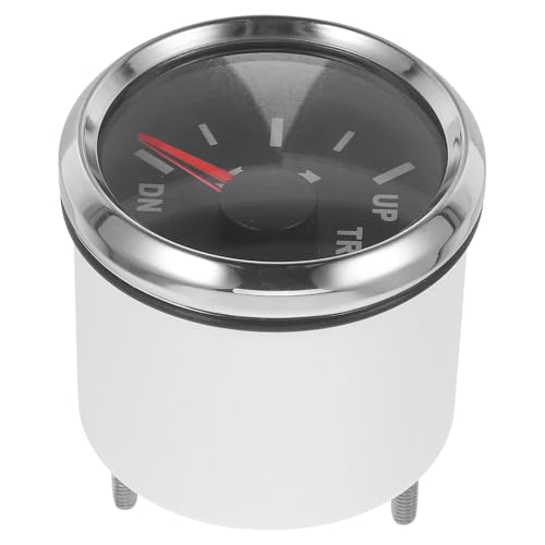 Indicateur d'assiette inox et verre haute précision DN52mm pour console de bateau