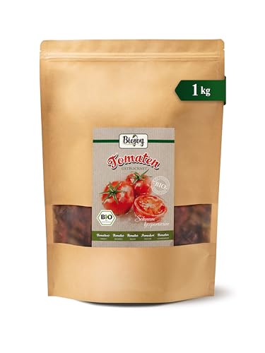Biojoy BIO-Tomaten ohne Öl (1 kg), getrocknet und ungeschwefelt, mit 7% Steinsalz