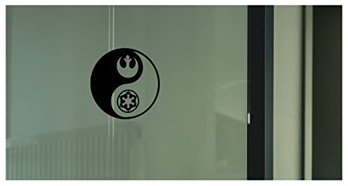 Ur Impresions Blk Rebel And Empire Yin Yang Decal Sticker Vinyl Graphics For Cars Trucks Suv Motorcycles Windows|Black|5.5 Inch|Uri433 #TOP3