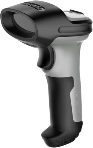 Inateck AI Lecteur Code à Barres, Barcode Scanner Bluetooth, Douchette Lecteur de Code Barre USB sans Fil 1D avec APP et SDK, 180 Jours en Veille avec Une...