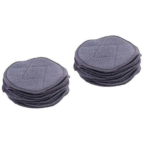 Beaupretty 24 Piezas Maquillaje Niñas Rondas Caseras Almohadillas Faciales De Algodón Toallitas Limpieza Facial Uso De Carbón De Leña Viaje Y Lavable Dama Reutilizable Para