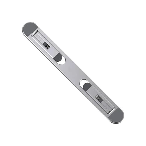 Soporte Plegable para Portátil de Metal Plateado miniatura 1