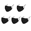 Adult [Set] 5 Black Masks