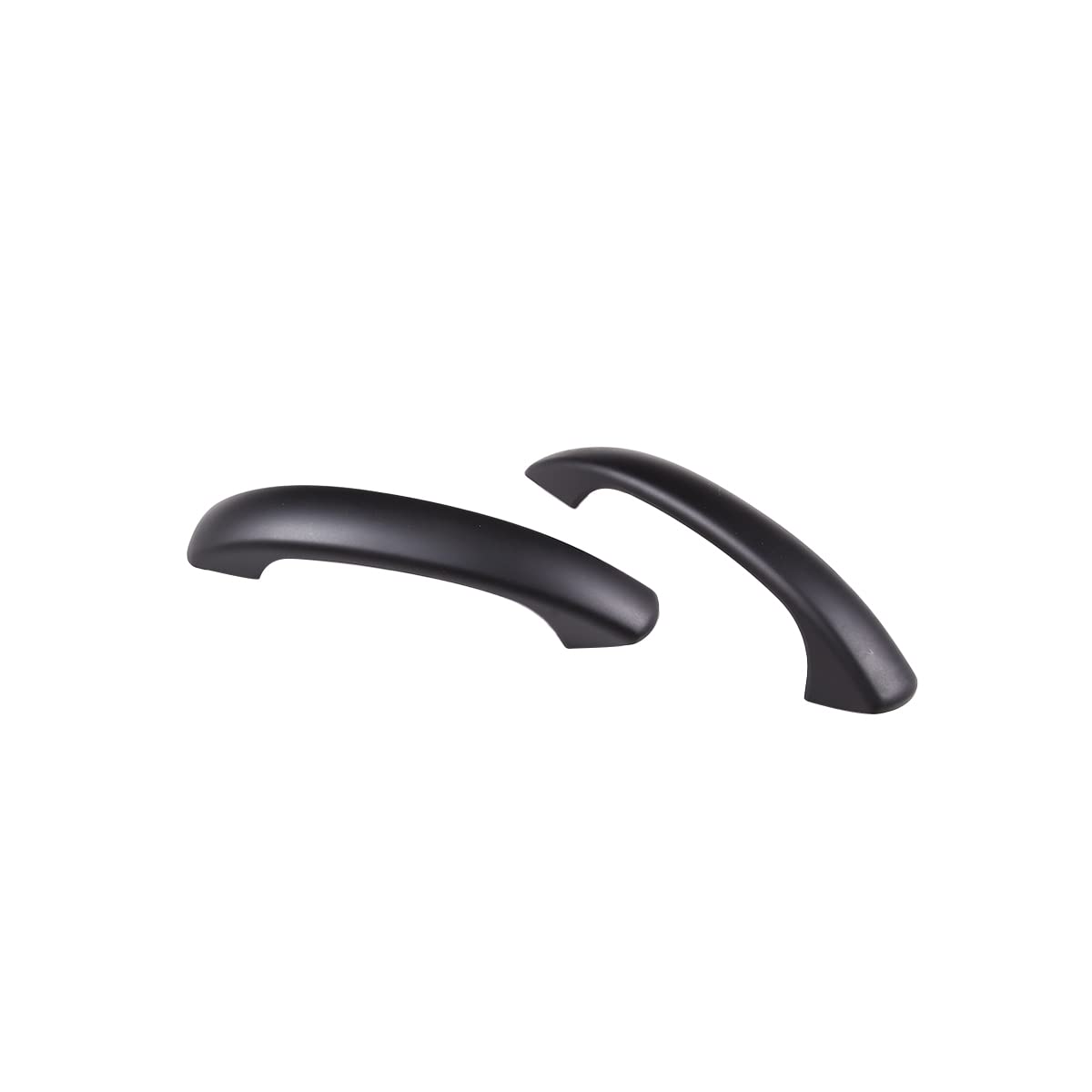 METYOUCAR 2Pcs ABS Car Exterior Door Handle Cover Trim for Benz Smart 451 Fortwo 2009-2015 Car Door Handle Cover (Matt Black)