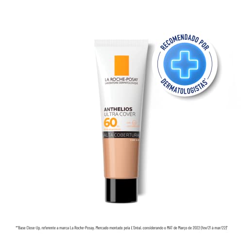 La Roche-Posay, Ultra Cover, Protetor Solar com Performance de Maquiagem, Cor 3.0, 12h de cobertura
