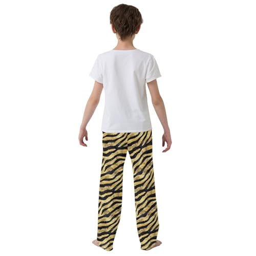 Pajama Pants Zebra Tiger Skin Stripes PJ Bottoms Sleepwear Lounge Sleep Pant with Pockets3
