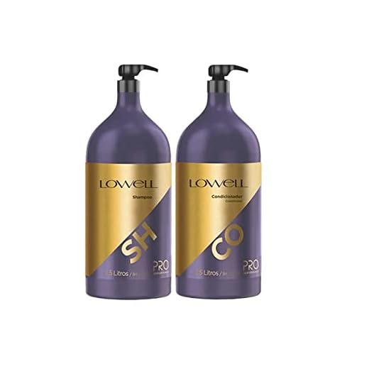 Kit Lavatório Profissional Shampoo 2,5l + Condicionador 2,5 Litros Lowell