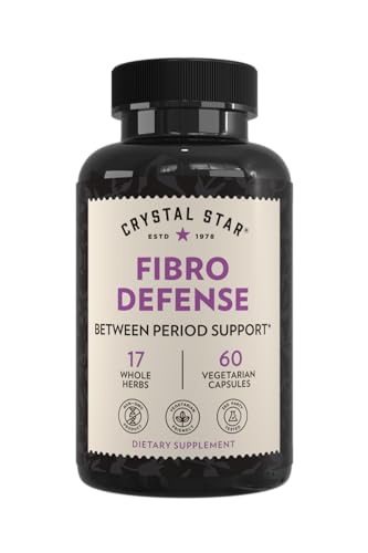 Crystal Star Fibro Defense, 60 Capsules, Black Cohosh, Breast & Uterine Health Between Periods, Non-GMO
