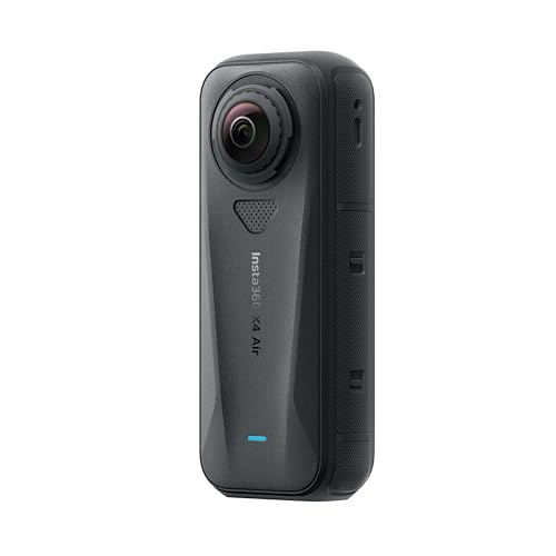 Image of Insta360 X4 Air - Lightweight 165g 8K 360 Camera, Invisible Selfie Stick Effect, Replaceable Lenses, Shoot First & Frame Later, Built-in Wind Guard, FlowState Stabilization, AI-Powered App
