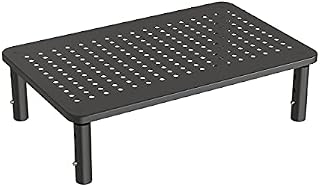 VonHaus Monitor Stand Riser  3 Height Adjustable Steel Laptop Stand for Desks, PCs, Laptop, Tablets and Monitors Ergonomic Computer Stand with Ventilation up to 20KG