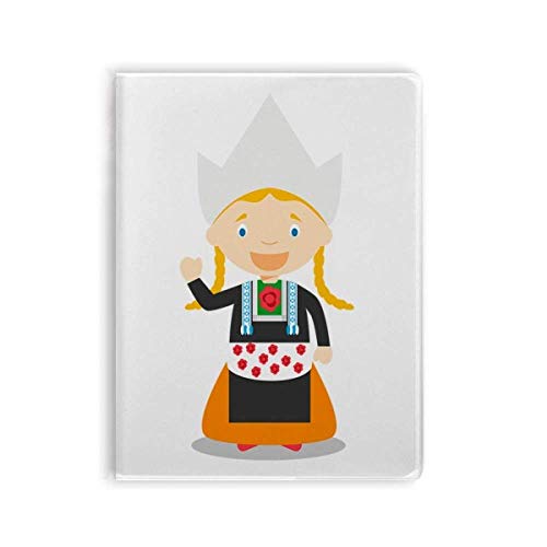 Carnet de dessin animé Pays-Bas Pigtails souple pour croquis