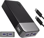 Battery Pack Power Bank 20000mah Power Bank Fast Charging USB C with 35W PD3.0 QC4.0 Batterie Externe Pour Cellulaire, LED Display Portable Charger for iPhone 16 15 14 13 Pro S22 S21 iPad etc